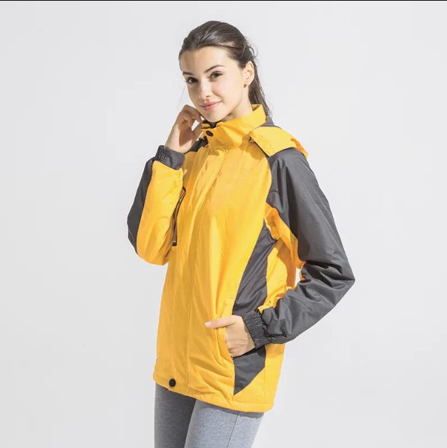 Men's Fashion Mountaineer #QC10 Jacket - Durable Windproof Outerwear for Hiking & Cycling Activities