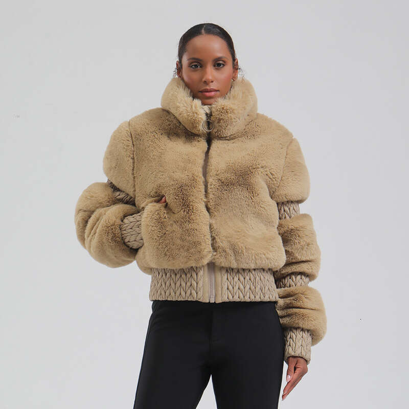 New Winter European And American Cross-Border Windproof Thickened Warm Extreme Cold Outdoor Sports Double Board Ski Suit For Women