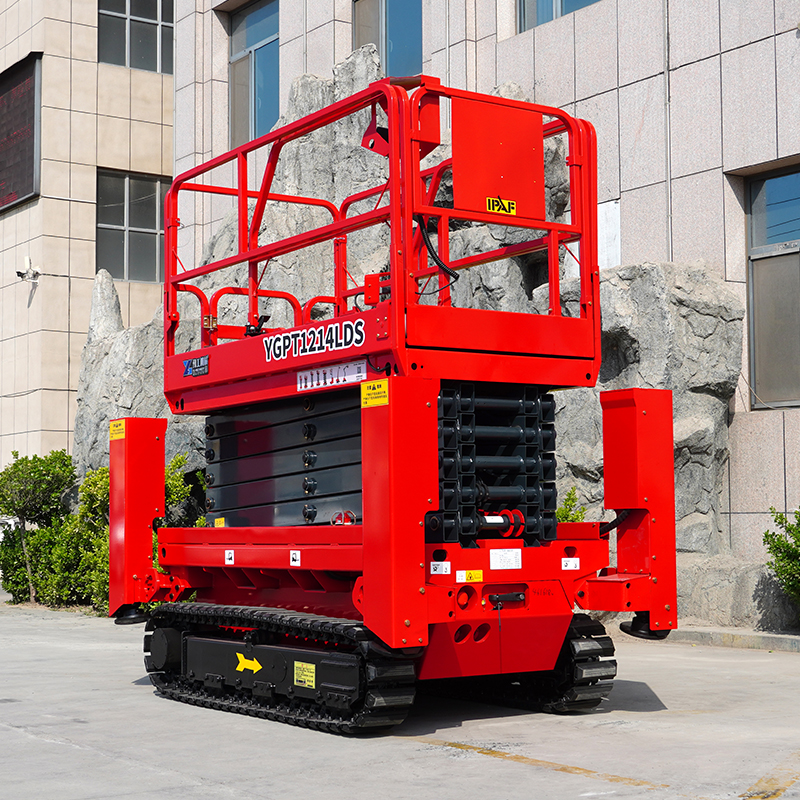 Premium 2-16m Scaffold Lift Platform - Hydraulic Incline Lifting System Outdoor