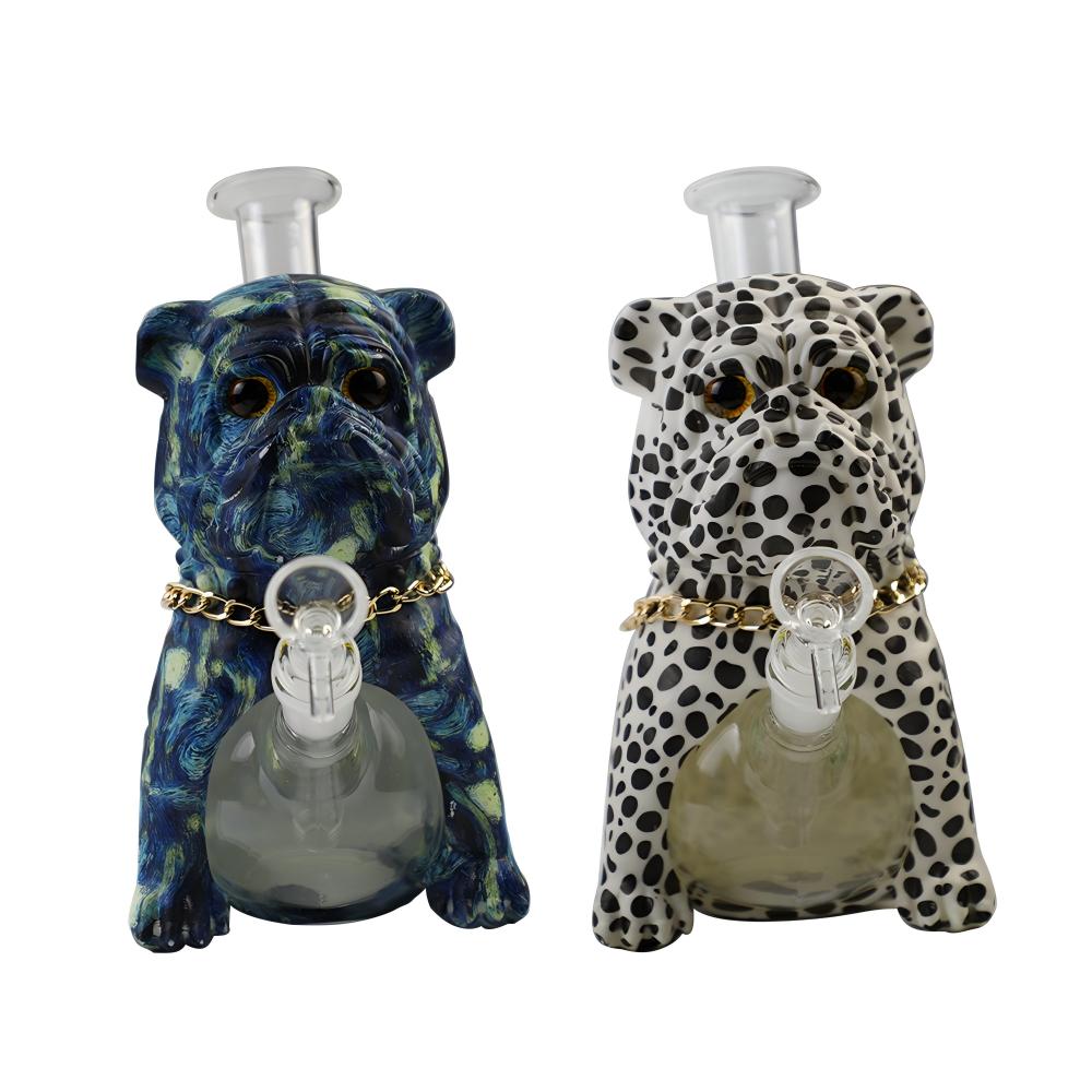 Cartoon Beaker Design Silicone Water Pipe Rig With 14mm Glass Bowl Unbreakable Silicone Bongs Mini Smoking Pipe Hookah Water Bong