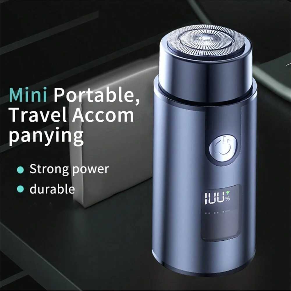 Portable digital display shaver Rechargeable home metal electric shaver razors C251128