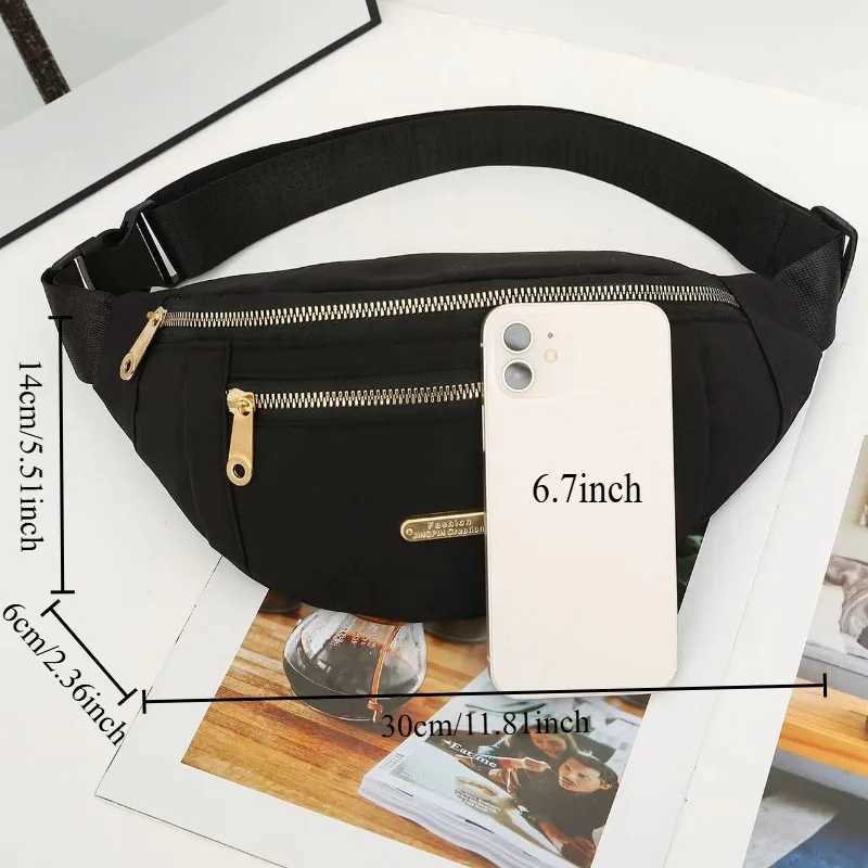 Fanny Packs Womens Fashion Waist Bag Waterproof with Adjustable Shoulder Straps Suitable for Travel Sports RunningT251128