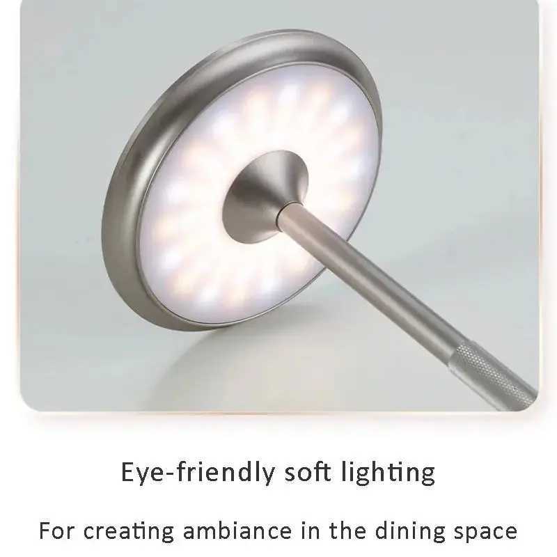 Wireless Simple Decorative Table Lamp Infinitely Dimmable Atmosphere Classic Retro Portable Rechargeable Touch Desk Lamp M251128