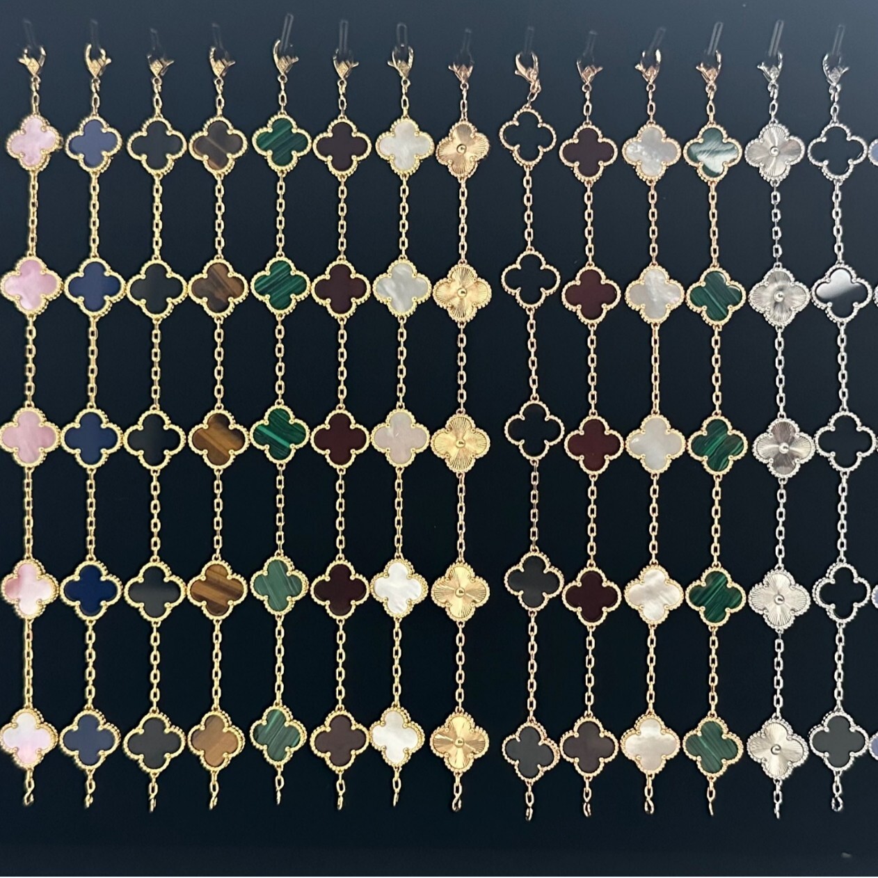 Vans Clefs Bracelet Cleefe Woman Vancleeef Luxury Arpels Clovers Bracelets V Gold High Version Womens 18K Rose Gold Purple Jade Marrow Five Flower Hand Chain