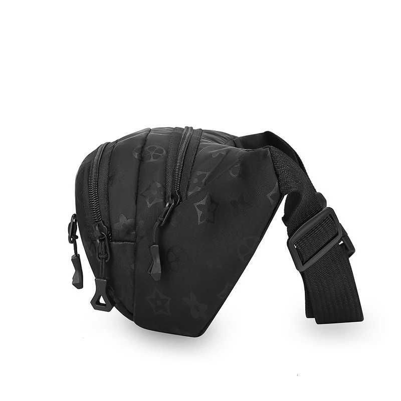 Large Capacity Lightweight and Fashionable Crossbody Baglightweight Mens Waist Bagnew Multi Pattern Single Shoulder Chest BagT251128