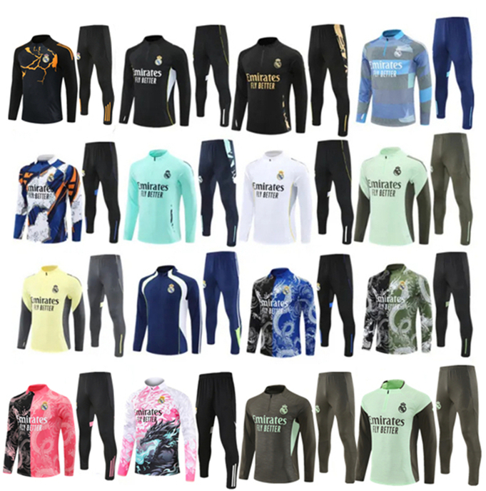 2025 2026 2027 BELLINGHAM Reals Madrids tracksuit training suit top pants VINI JR 25/26 MBEPPA Long Sleeves men kids football sportswear chandal futbol survetement