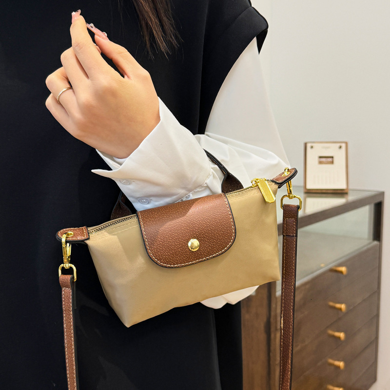 Designer 2025S new fashion handbag women personality versatile dumpling lightweight shoulder crossbody small square bag