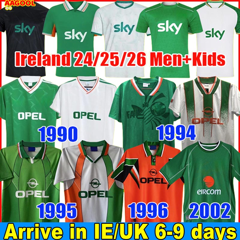 Ireland Soccer Jersey 2024 2025 2026 Retro National Team vintage football kit shirt Classic uniforms 24 25 26 home kids sets 1990 1992 1994 1995 1996 2002 white green