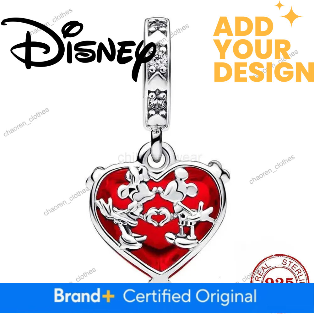 custom New in Charm Beads Disney Cartoon Mickey Mouse Minnie Series Fit Original Bracelet DIY Pendant Bead Women Accessories Jewelry W20250814
