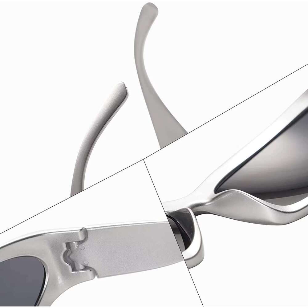 surrounding fashion 2024 oval dark y2k mens and womens outdoor sports sunglasses gafas de sol