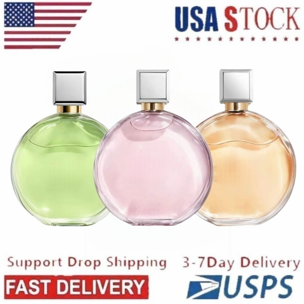 USA Stock Designer men woman perfumes fragrance spray 100ml Intense Long Lasting Time Good Smell eau de parfum EDP EDT Perfume Fragrance Parfums charming