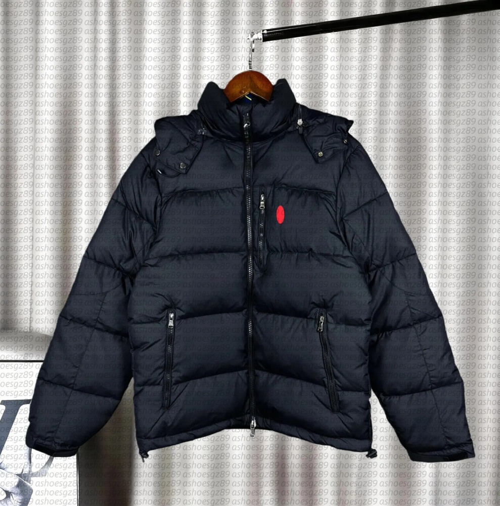 Designer Polo Puffer Jacket Mens Vest Mens Down Jacket Men Puffer Jacket Hooded Zipper Cotton Thick Polo Winter Jacket Winter Coat Puffer Vest Embroidery Jackets