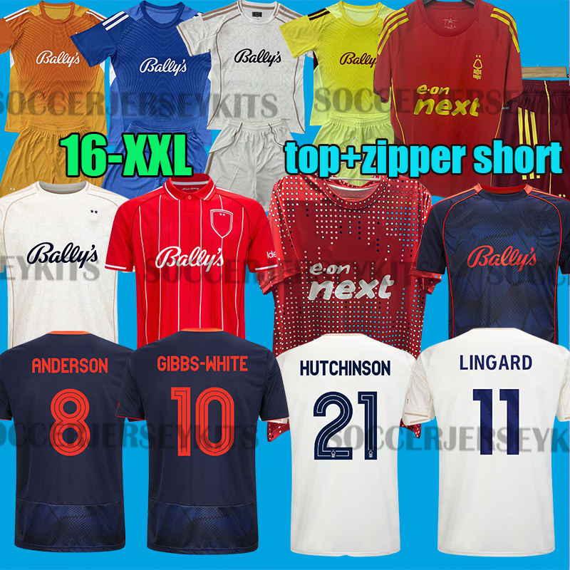 NottinghamS Forest shirts jersey 25 26 NDOYE nottinghams forrest HUTCHINSON WOOD Soccer Jersey 2025 26 AWONIYI ANDERSON HUDSON-ODOI JOTA Football Shirt Men kids