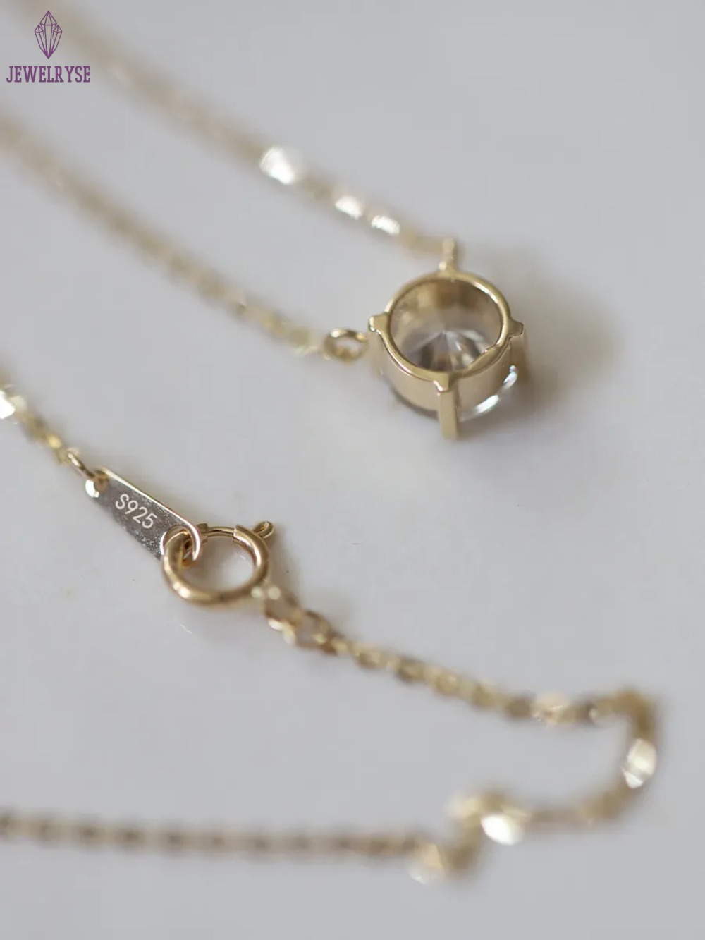 Choucong Moissanite Diamond Pendant Simple Fashion Jewelry Real 100% 925 Sterling Silver 14K Gold Solitaire Gemstones Women Beach Clavicel Necklace Gi