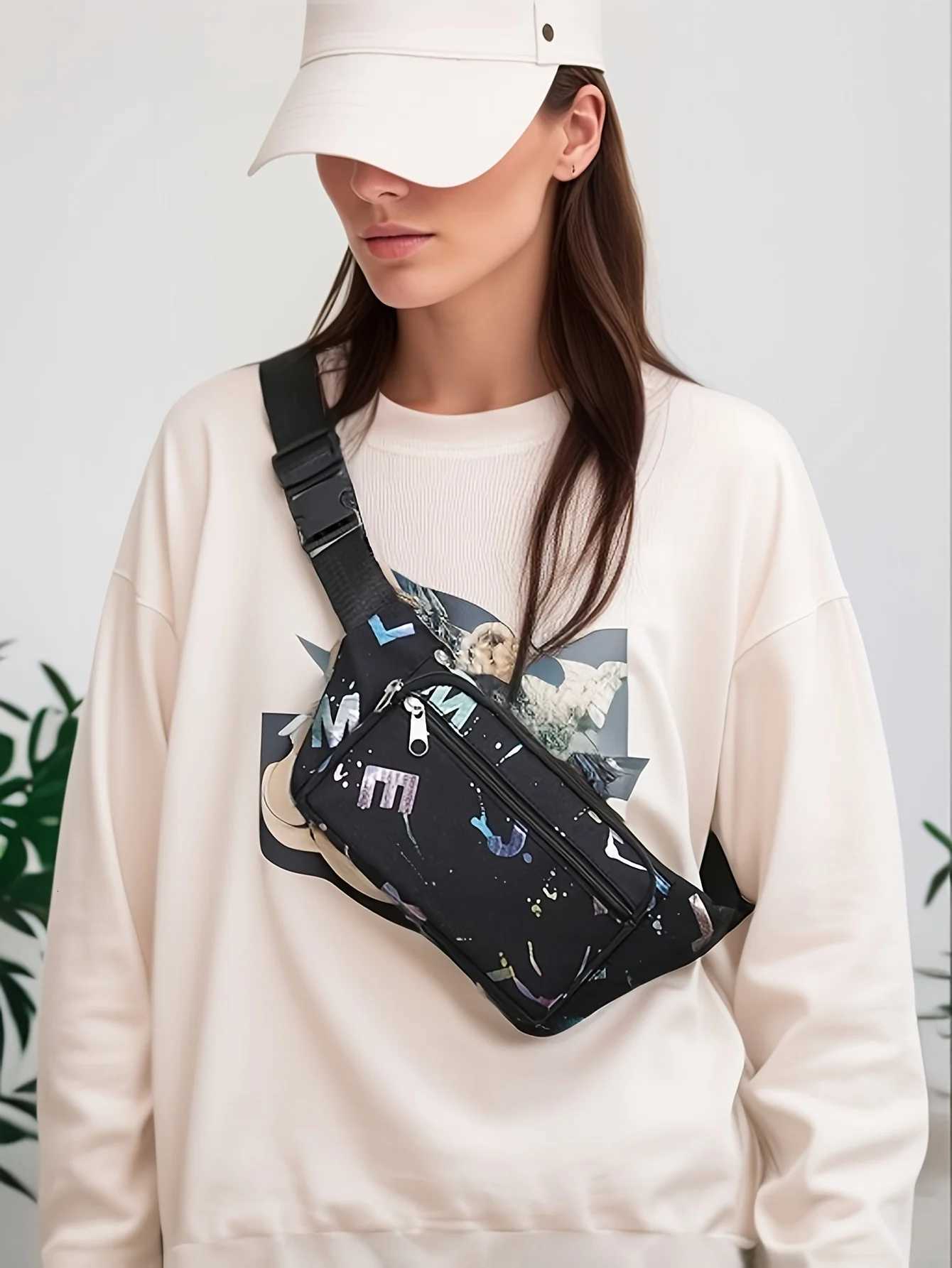 Fanny Packs Women Bronzing Printing Belt Bag Fashion Waist Bags Crossbody Bags Bum Bag Running Travel Workout Waist BagT251128