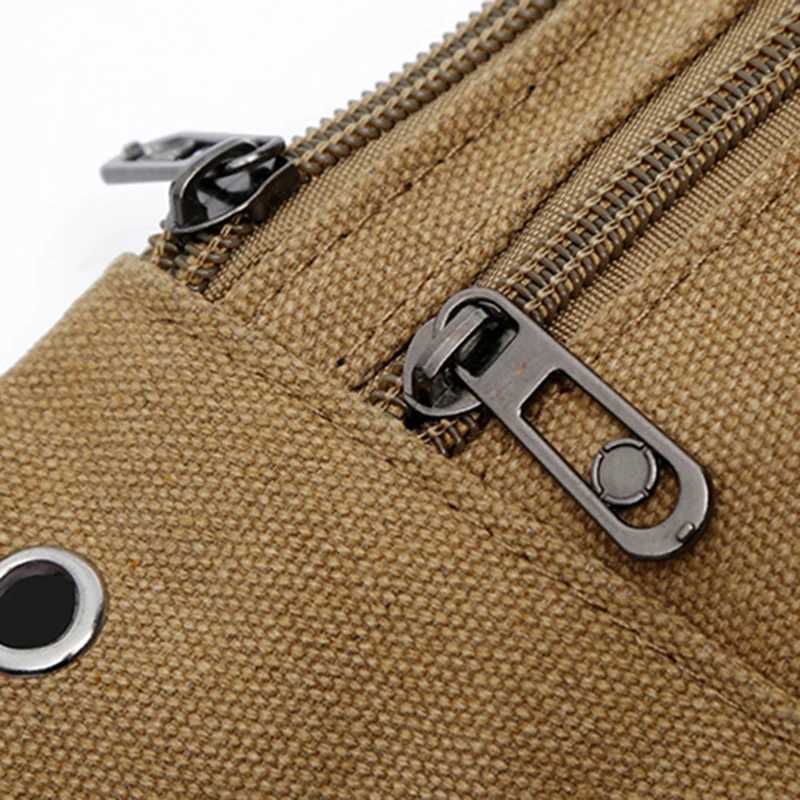Fanny Pack Running Bags Waist Belt Bag 2024 New Canvas Purse Travel Camping Hiking Pocket Belly Pouch For Phone Coins Women MenT251128