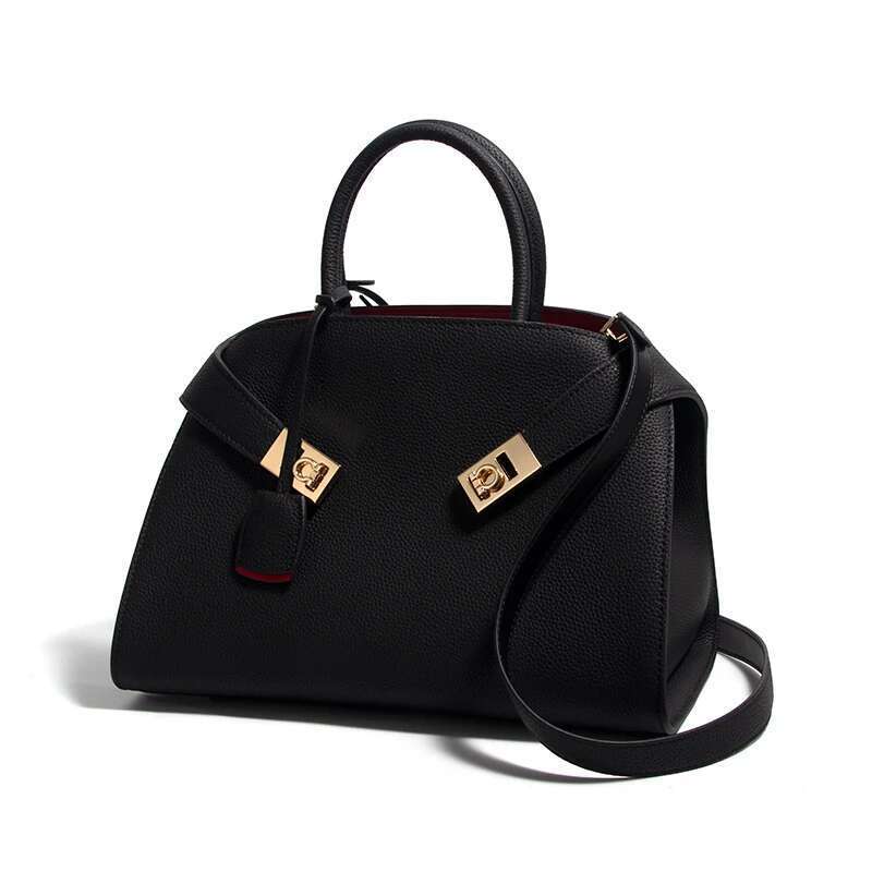 Genuine Handbag Hug Pillow Top Layer Leather Advanced Feeg 2025 New Model Fashion Temperament Boston Bag