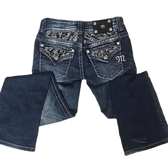 Y2K Hot Girl Style Low Waist Sequin Niche Design Slim Fit Washed Jeans Trend 250823