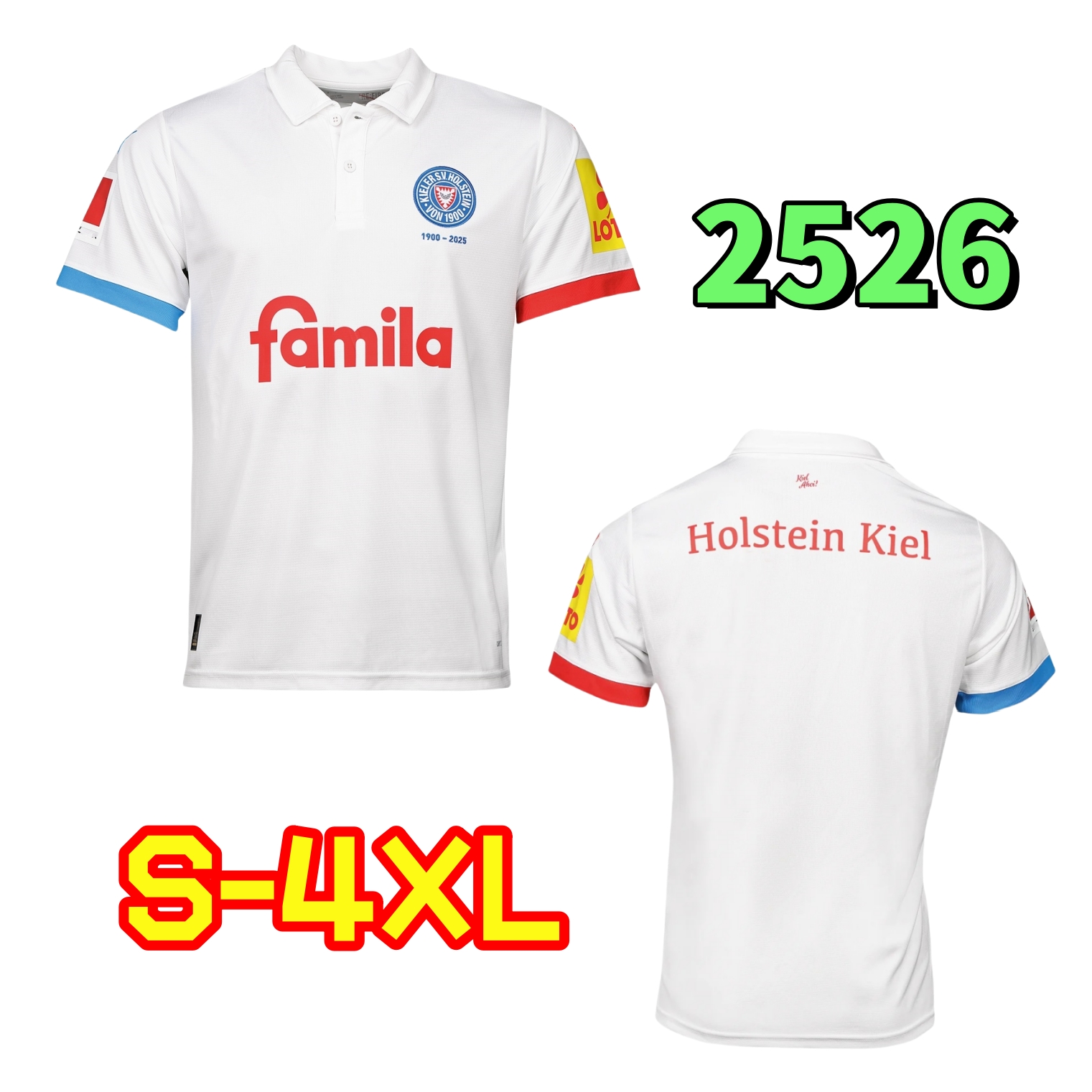 24-25 125th Anniversary Kit Released Holstein Kiel soccer jersey ARP PICHLER BERNHARDSSON MACHINO HOLTBY LVEZIC PORATH PUCHACZ BECKER GIGOVIC KSV football shirt