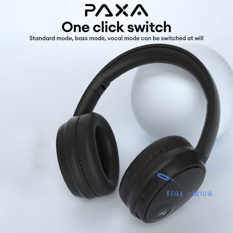 PAXA PBuds Max ANC Wireless Bluetooth Headphones with ANC 43dB Active Noise Cancellation Hi-Res LDAC Spatial Audio Headset