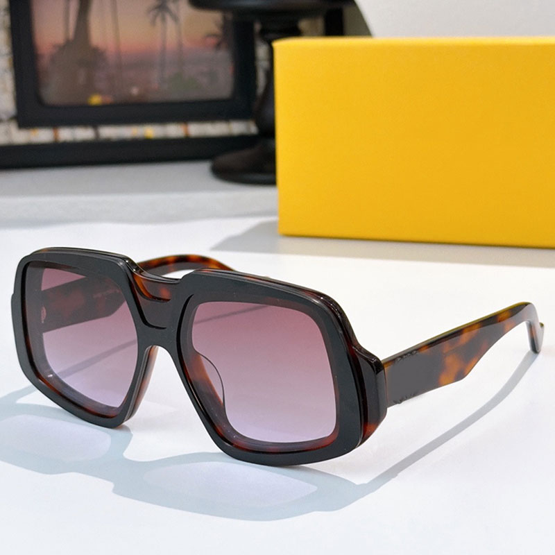 Mens New Collage Sunglasses Acetate Mask Shaped Goggles With Unique Design Anti UV Womens Fashionable High Street Fashion Style 40194I