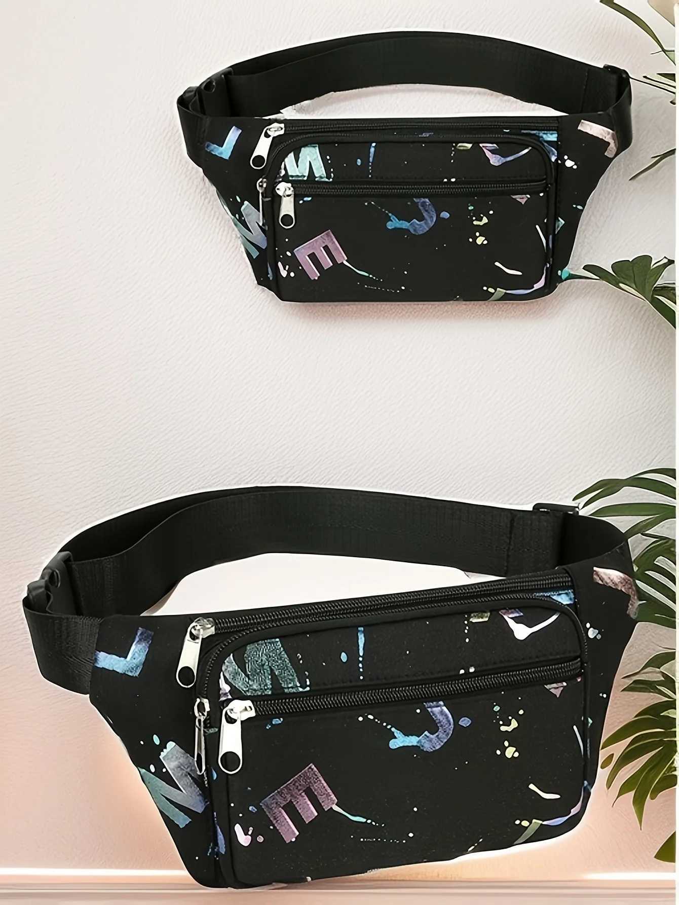 Fanny Packs Women Bronzing Printing Belt Bag Fashion Waist Bags Crossbody Bags Bum Bag Running Travel Workout Waist BagT251128