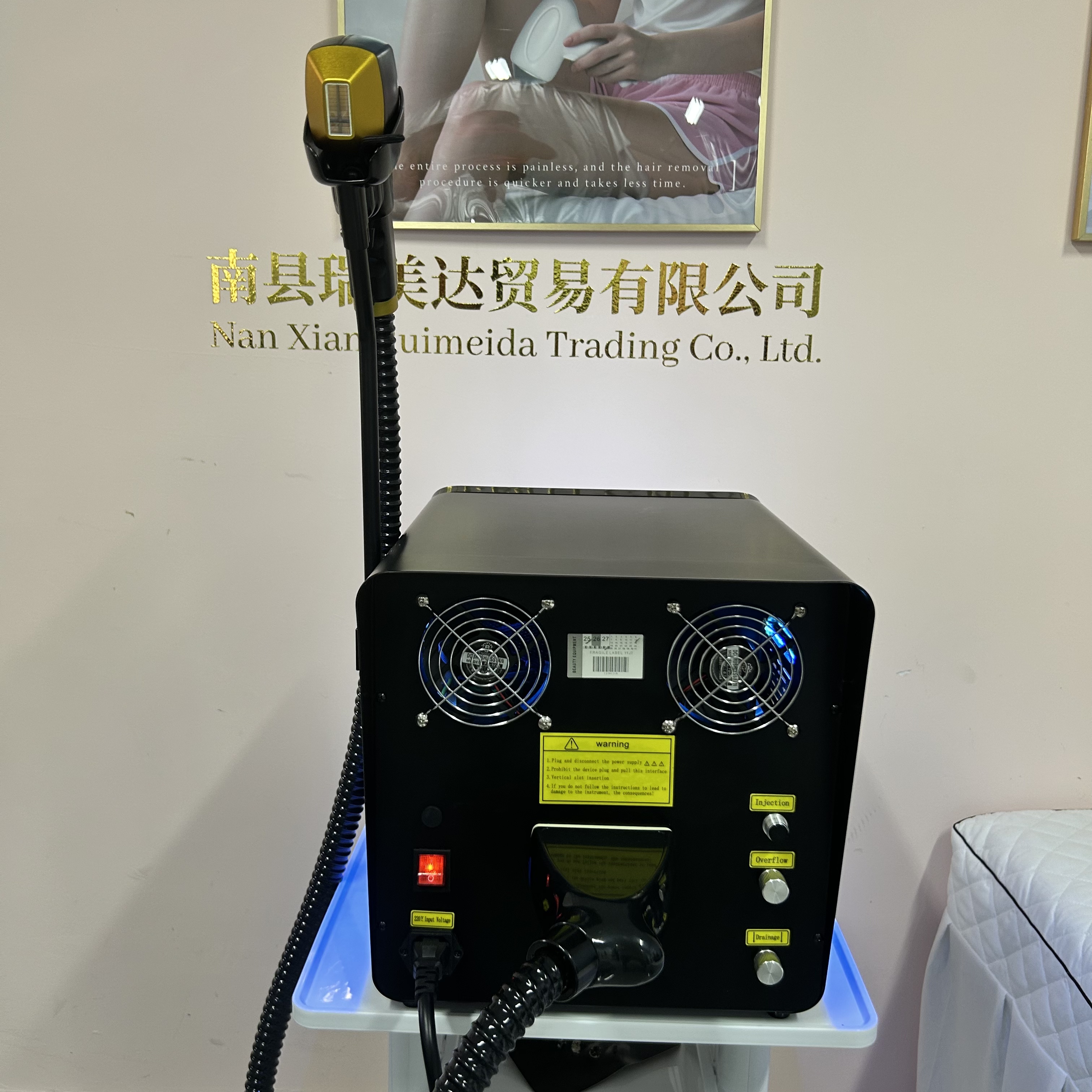 High Power Diode Laser Hair Removal Device 3 Wavelength Ice Cooling System Painless Permanent Hair Reduction Machine For Spa Clinic Salon
