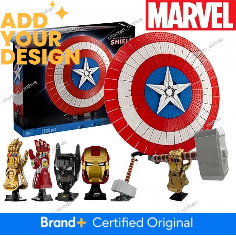 Marvel custom Hot Blocks Bricks Toys Nano Thanos Infinity Gauntlet Building Gloves Plastic Iron Man Model Puzzle Gift W20250625
