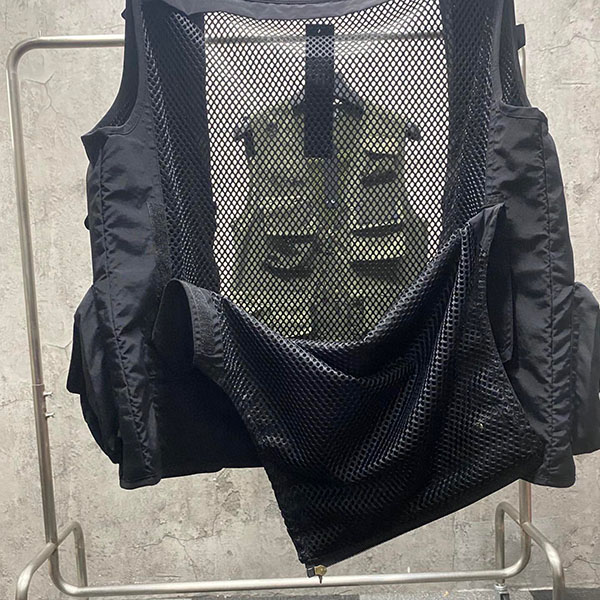Designer Vests 92053 Summer Outdoor Work Men Multi-Pocket Thin Fishing Photography Mens Vest Coa badge outdoors increase 7XL Free shi