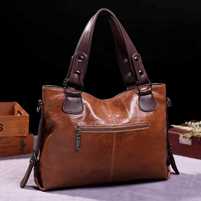 Fashion Women Handbag Purse Lady Soft PU Leather Shoulder Messenger Bag Tote Vintage Large Capacity Black Red Brown Green A4 K251128