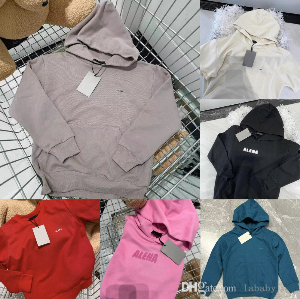 Autumn Winter Kids Designer Clothes High Quality Hoodie Sweatshirt Luxury Brand Letter Loose Hooded Fleece Sweatshirts Hoodies For Boys Girls Clothing