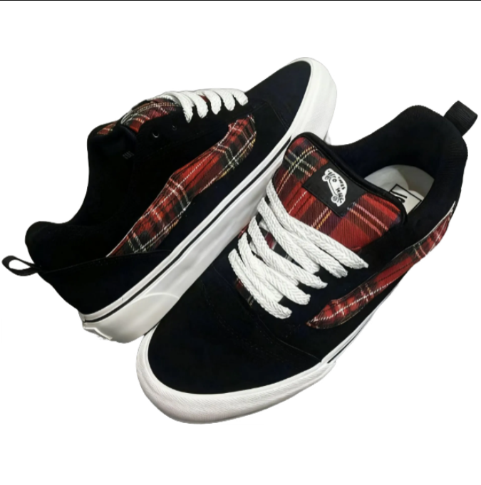 Free shipping Black Samurai Academy Style Board Shoes Autumn American Street Retro Fat Fat Bread Shoes Couple Shoes sneakers