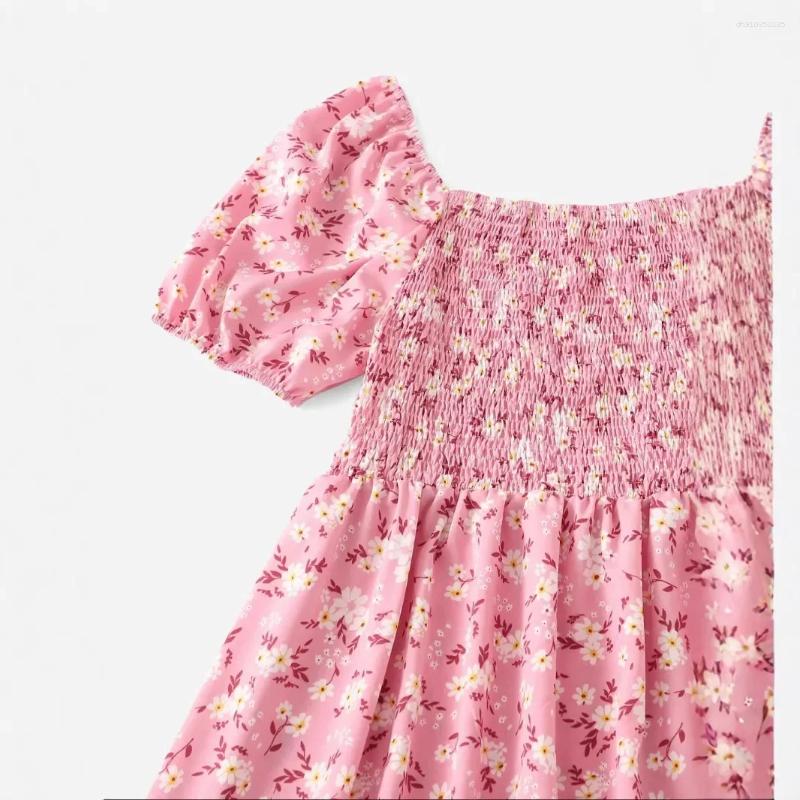 Plus Size Dresses Princess Sleeve Sweet Waist Cinched Slim Floral Dress 2025 Large Womens Fashionable Elegant Skirt F...