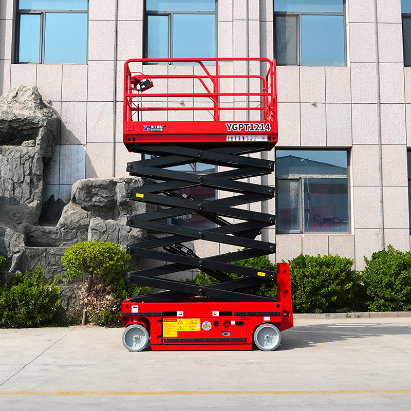 Hydraulic Mobile Loading Lift - Container Platform With Folding Ramp For Trucks