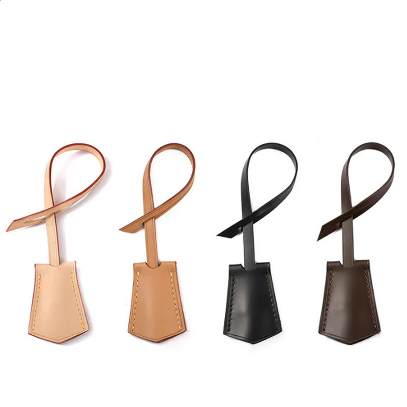 Custom Initials Fashion Women Travel Luggage Tag Genuine Leather Bag Charm Pendant Accessories Vegetable Leather Hang Tag Label 250103