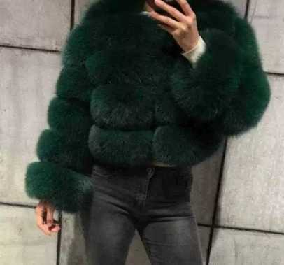 2025 European Fur Coat - Winter Clothing - Thick and Warm Long-Sleeved Short-Sleeved Fur Coat H251024