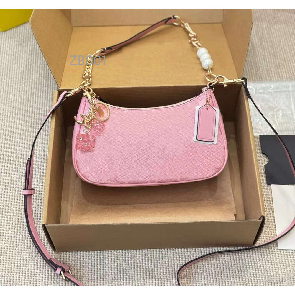 Shoulder Bags pink Crossbody Underarm bag High Quality Leather Designer tote branded handbag laptop beach shoulder casual C1