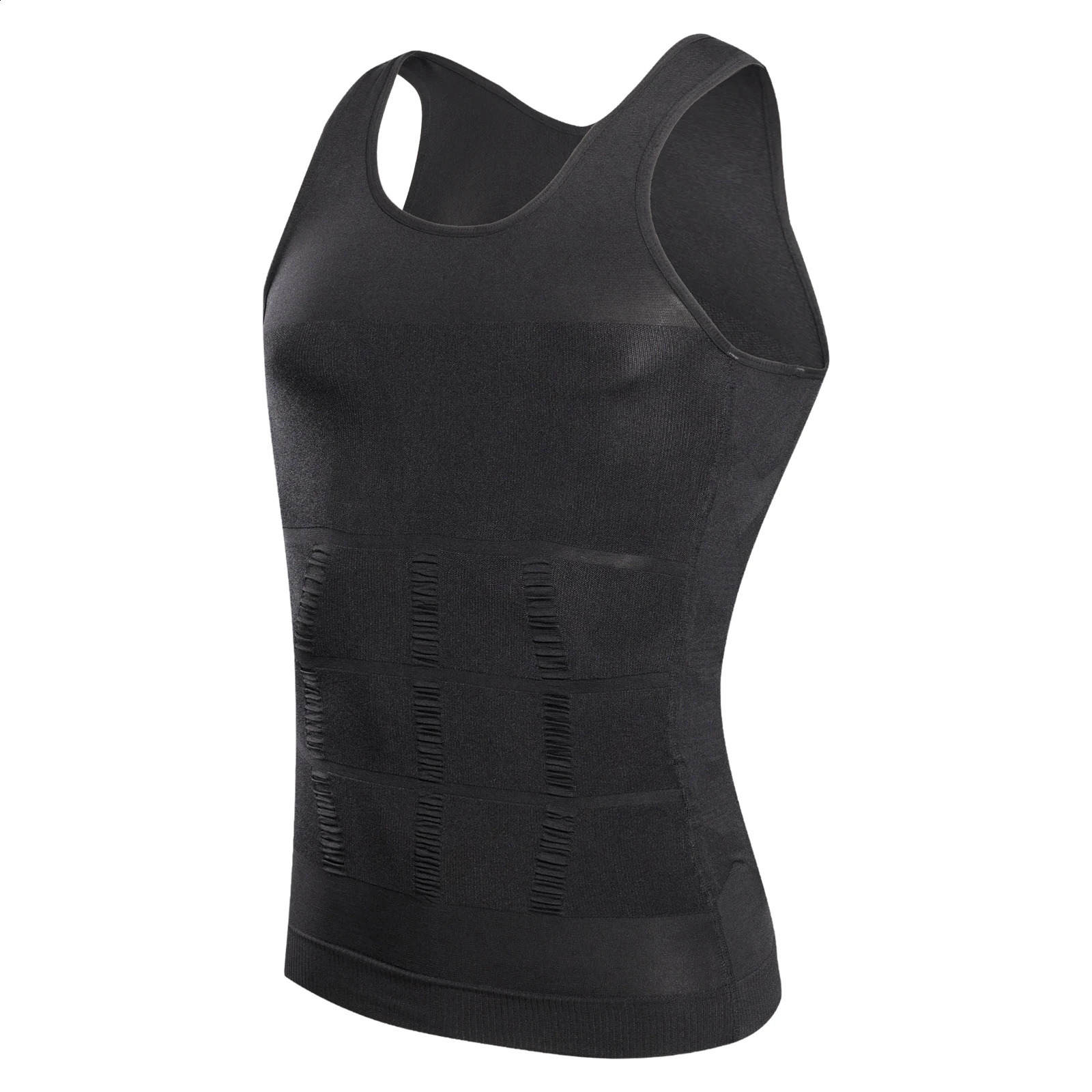 Mens compression shaping vest weight loss vest Abs abdominal slimming gym exercise abdominal control compression vest 250424