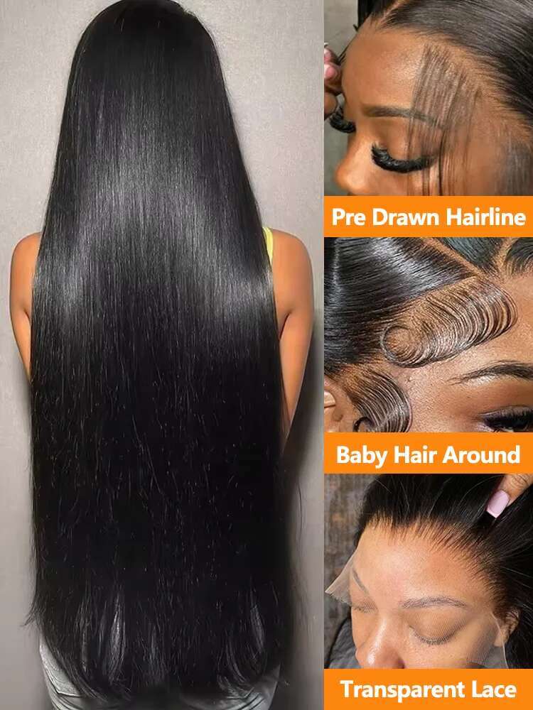 Density Straight X HD Black Frontal Wigs X Glueless Inch X Lace Front Human Hair Wig Bone Closure Wear Go Wallet Designer Wallet Designer