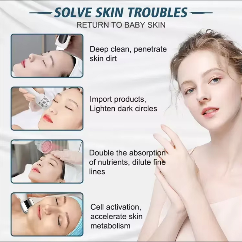 New High Quality Hydro Diamond Microdermabrasion 18 In 1 Facials Deep Cleaning Machine Oxygen Jet Aqua Peeling Beauty Facial Deep Cleaning Acne Remova