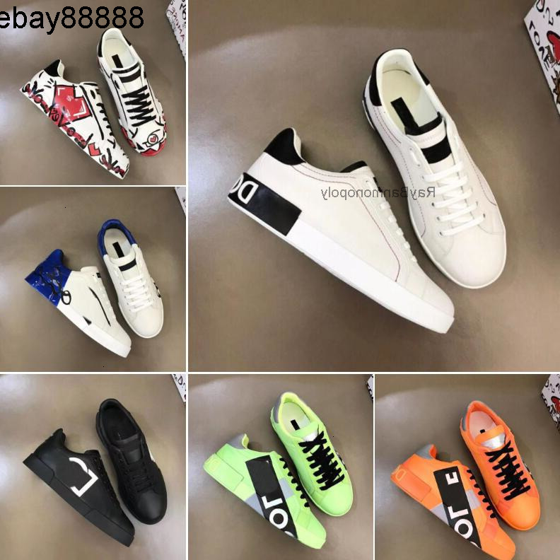 Shoes Sneakers Luxury Leather Calfskin shoes Nappa Designer Comfort Outdoor Trainers Womens Men Casual Walking Lovers s dolcely gabannaly gabbanaism dgism d g JB56