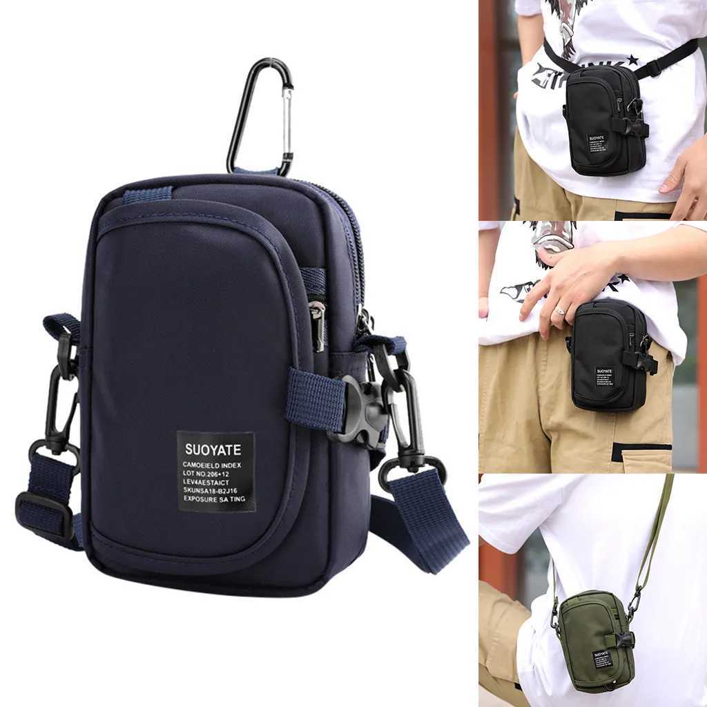 Waist Pack Mens Casual Travel Purse Waterproof Belt Zipper Tactical Outdoor Fanny Pack Phone Pocket Chest Sling BagT251128