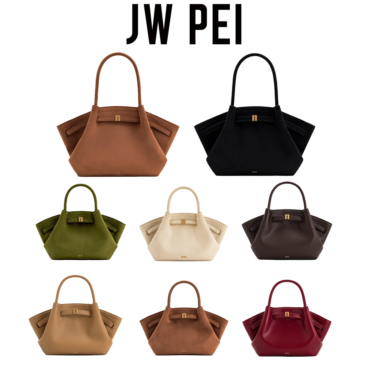 JW PEI Designer Bag Handbag Womens Hana Single Shoulder Diagonal High Quality Leather Luxury Shopping Bag Wallet Tote Bag