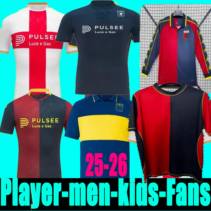 2025 26 S-4XL Genoa Special Edition BALOTELLI home away Soccer Jerseys PINAMONTI MESSIAS JR VITINHA BADELJ CFC MAOVSKYI FRENDRUP THORSBY BOHINEN Football Shirts Men