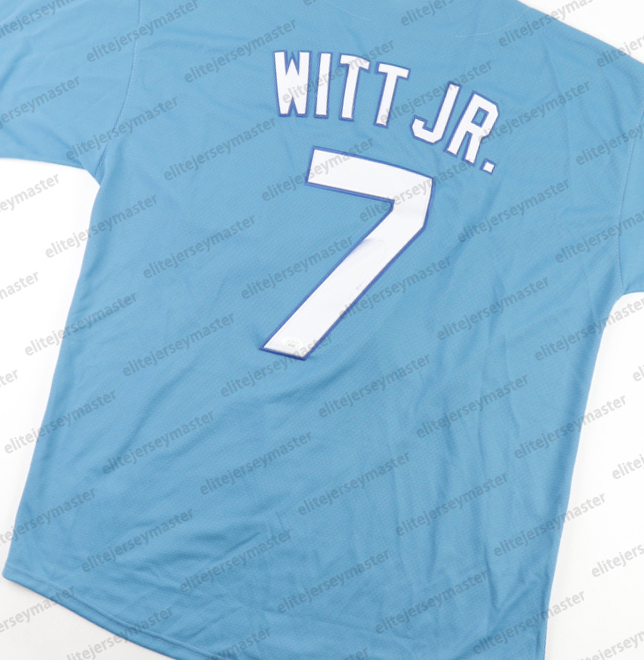 7 Bobby Witt Jr. 55 Cole Ragans Custom Baseball Jersey Salvador Perez Stitched Personalized Customized Jerseys Vinnie Pasquantino Custom Any Number Na