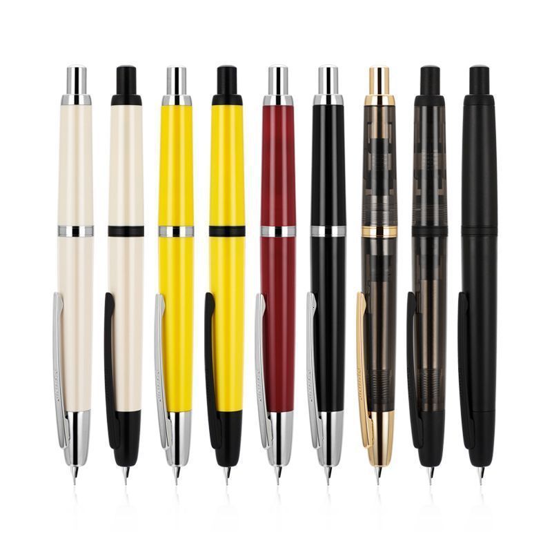 JINHAO 10 Press Fountain Pen Retractable EFF Nib Metal With Clip Writing Ink Pen Converter School Supplies Stationery PK A1 A2250919ww