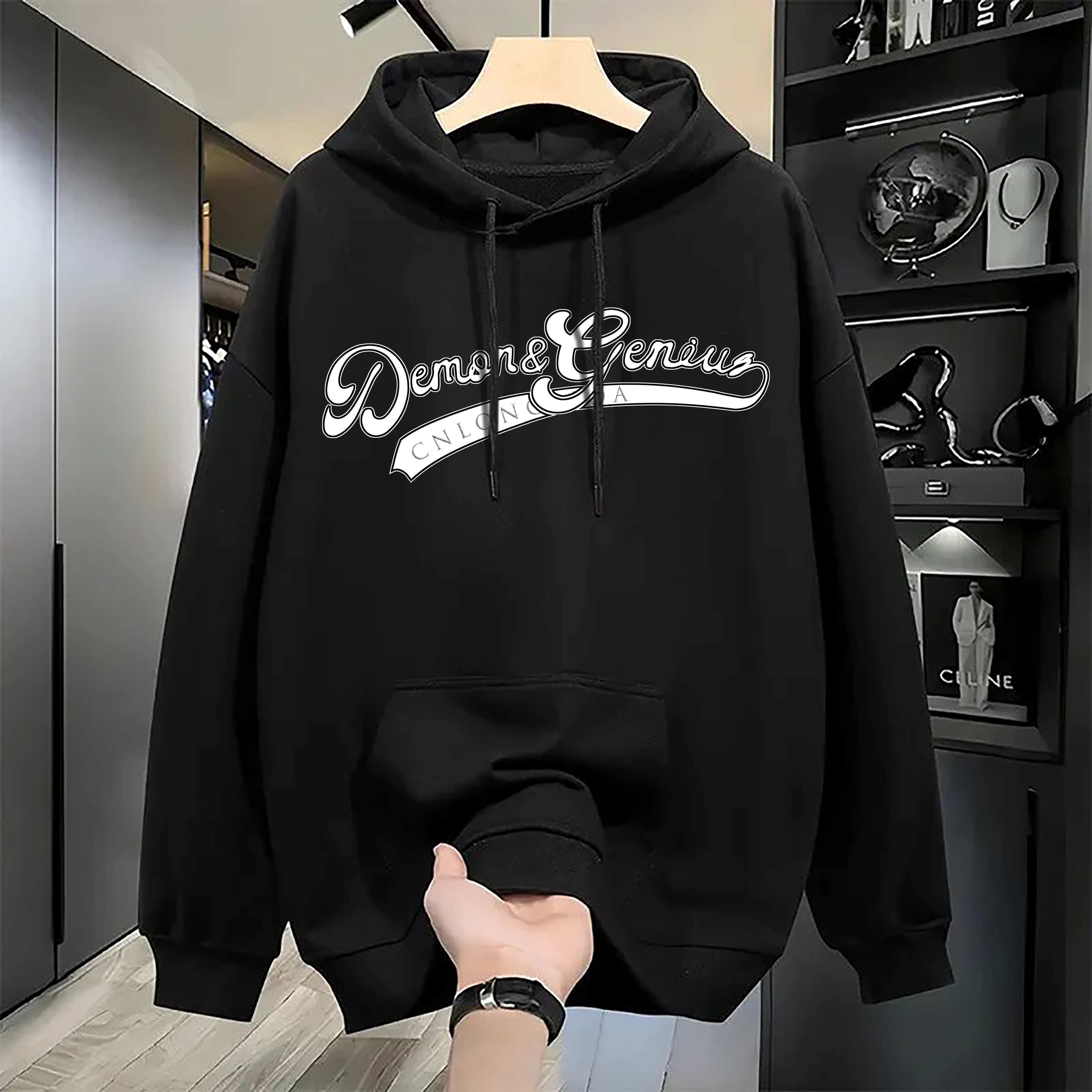 Designer Men's Hoodies Fashion Brand Cotton Warm Thickened High Quality Autumn Winter Oversized Reversible Retro Streetwear Y2k Zip Up Hoodie Jac