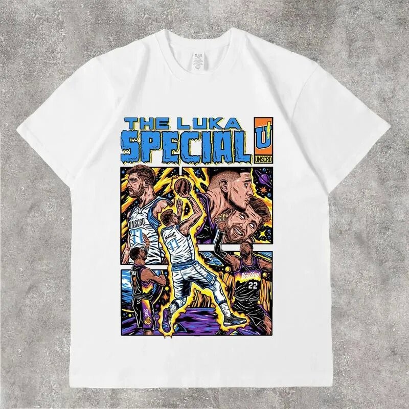 Basketball Graphic Print T Shirt Sports Men Women Hip Hop Streetwear Fashion Short Sleeve Classic T Shirt Unisex