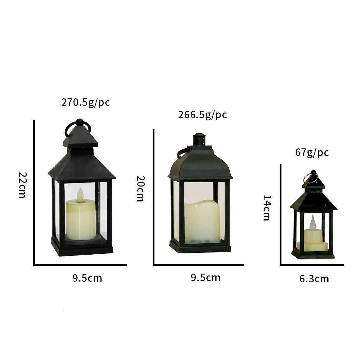 Portable LED Candle Lamps Night Camping Tent Lanterns Outdoor Garden Desk Holiday Atmosphere Retro Night Light Decorative Lamps M251128