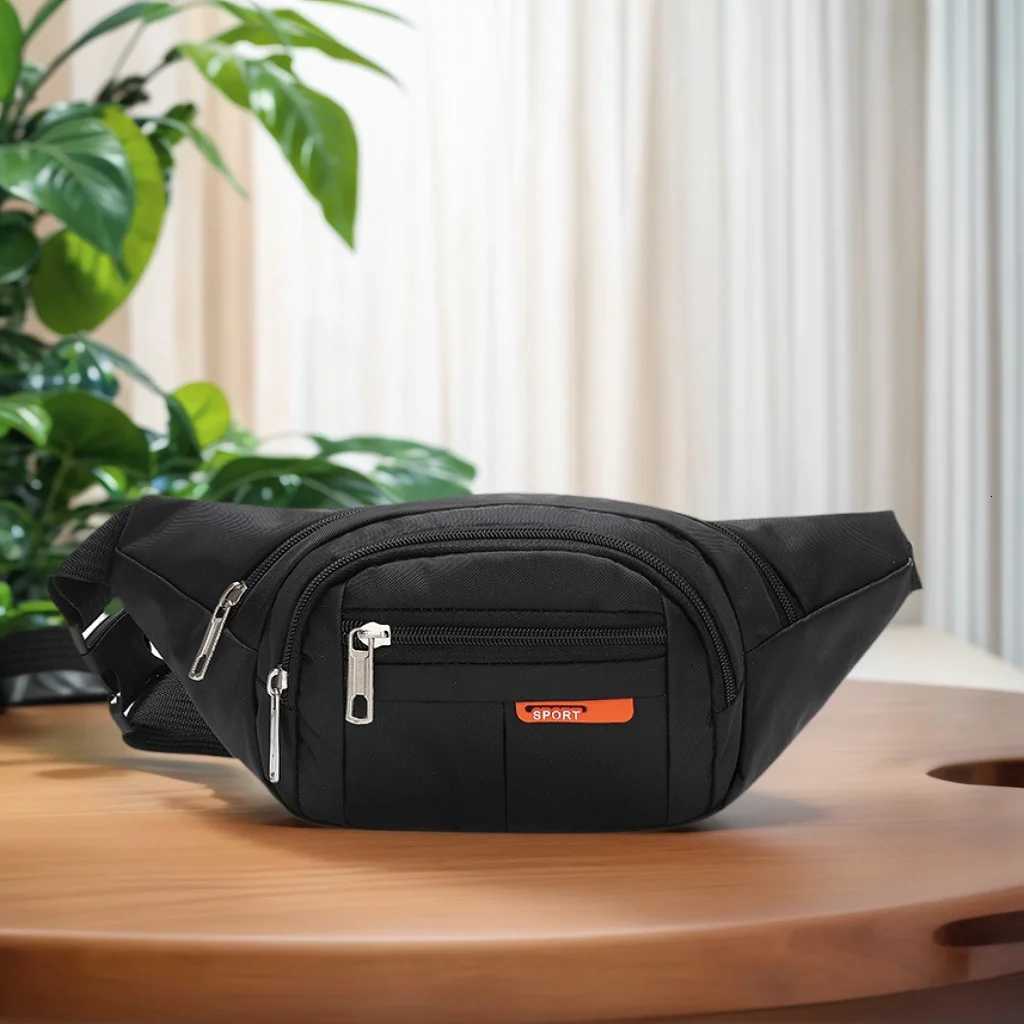 Outdoor Leisure Business Mens Waist Bag Waterproof Running and Cycling Sports Bag Sturdy and Durable Chest BagT251128